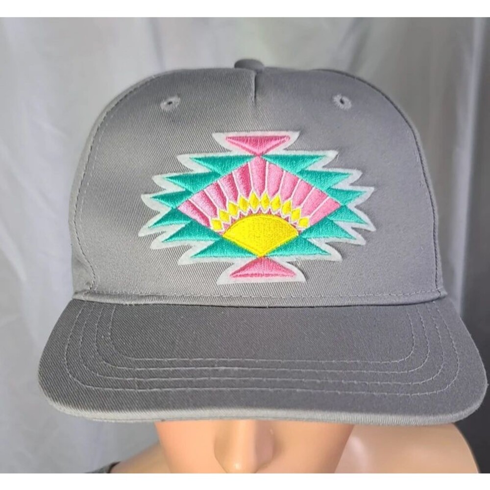Arizona Iced tea snapback Hat Gray Graphic embroidered baseball cap adjustable